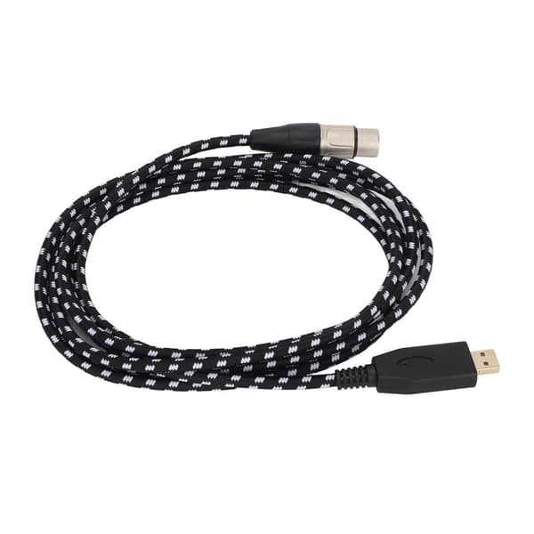 USB-mikrofonkabel, USB til XLR-hun, 3-bens kabel til KLB