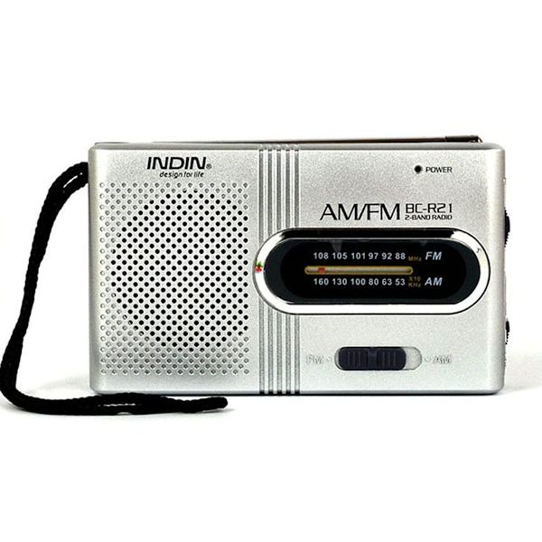 Mini Radio Portable BC-R21 Taskuradio Teleskooppisella Kantohihnalla AM FM