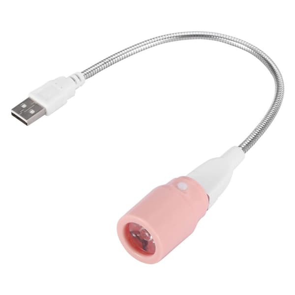 5V 1W langtidsholdbar mini USB LED-lampe i plast til studie KLB