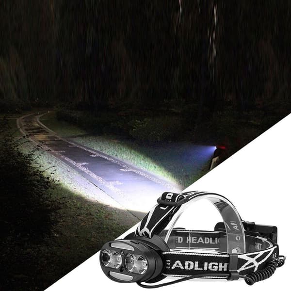 USB-ladet LED-hodelyktlampe, vanntett hodelykt KLB