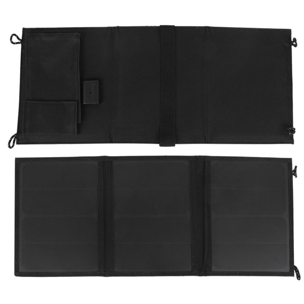 15W 5V Fällbar solpanel Bärbar monokristallin solpanel KLB