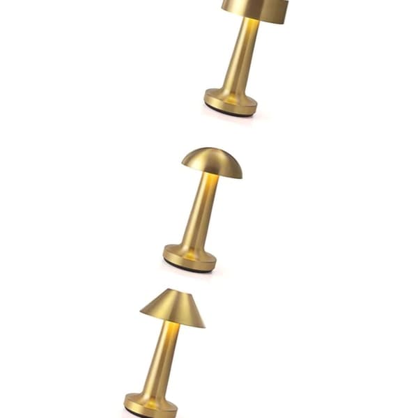 Hantelformet stanglampe i retrodesign, berøringssensor, LED KLB