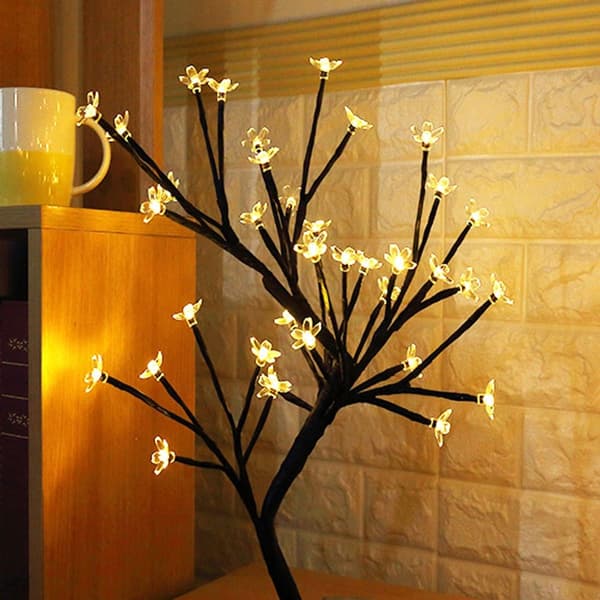 48LED Sakura træformet nattelys justerbar grenlampe KLB