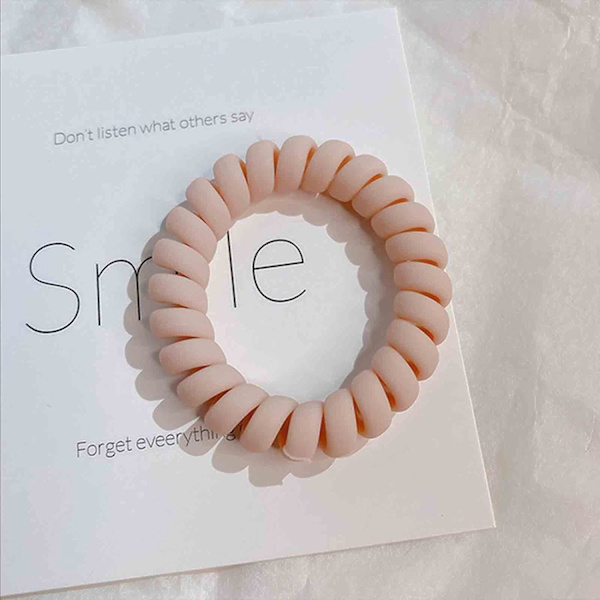 10 stk. 5 farver hårbånd frisør tilbehør hestehale pandebånd, spiral hårbånd, spiral elastisk-