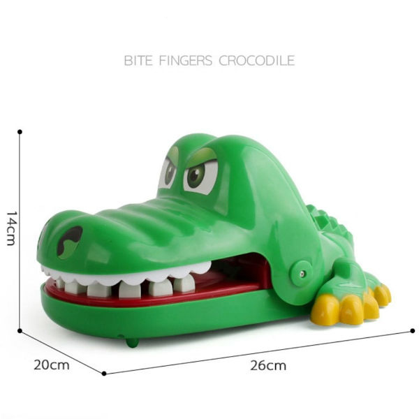 Kieroileva lelu pureva krokotiili (26 * 20 * 14cm) KLB