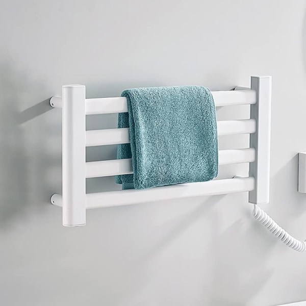 Alumiininen seinään kiinnitettävä sähköinen pyyheteline 45 W lämmitetty pyyheteline
