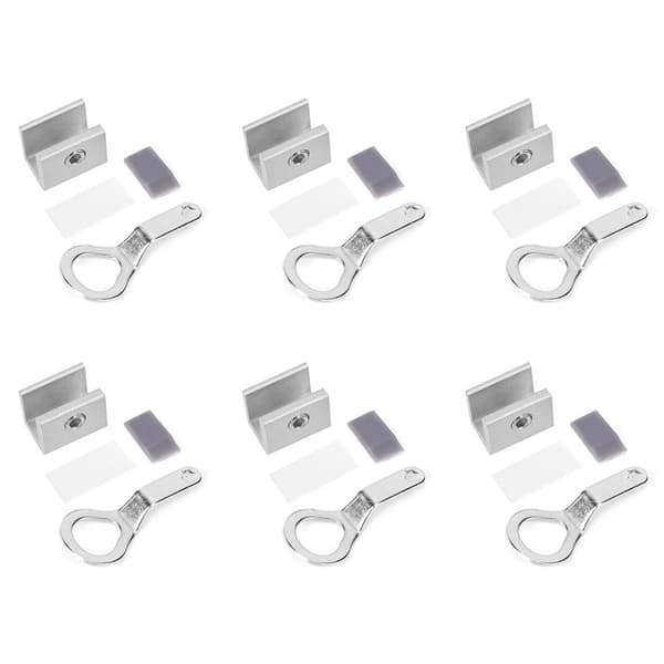 6 stk justerbar vinduslås i aluminiumlegering KLB