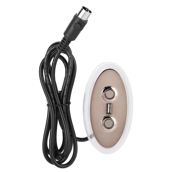 Elektrisk soffa med LED-bakgrundsbelysning, 2-knappars manuell omkopplare KLB