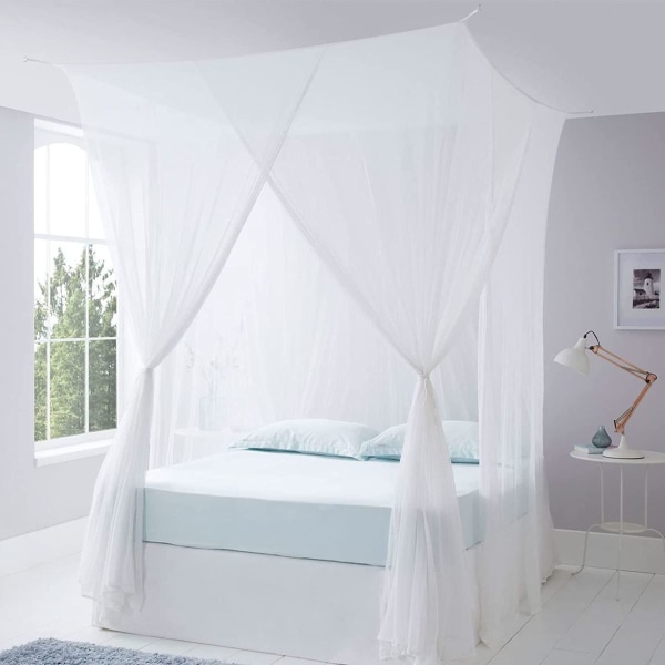 Mosquito net fly net bed curtains square 210 x 190 x 240 cm KLB