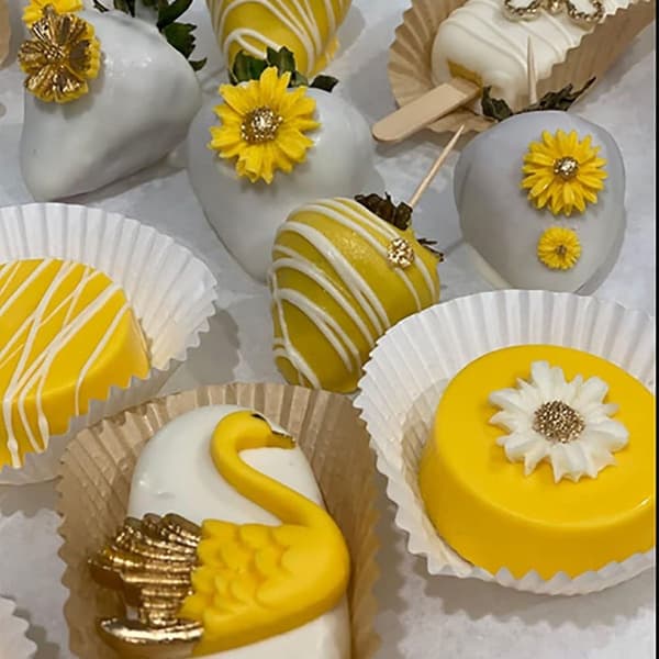 Blomster Silikonformar Fondant Silikonformar Solros Silikonformar