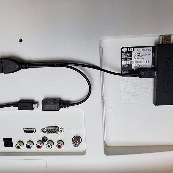 USB-portadapter, OTG-kabel och Power HOST-driven surfplatta 2-pack