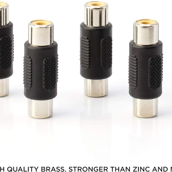 RCA-adapter, hun til hun kobling, forlænger, fatning - lyd