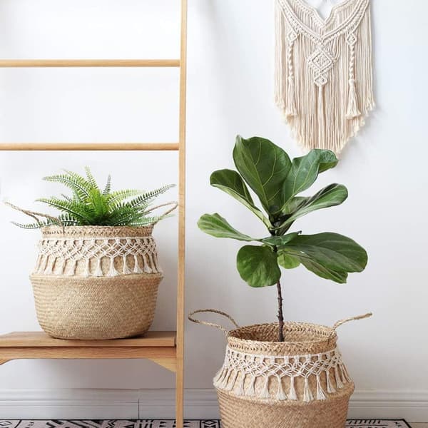 Macrame väggdekoration Chic drivvedstapet vävd väggdekor Indie rum KLB