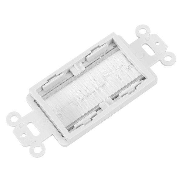 Plastdammskyddsborste för kabelväggplatta Port Insert Cover KLB