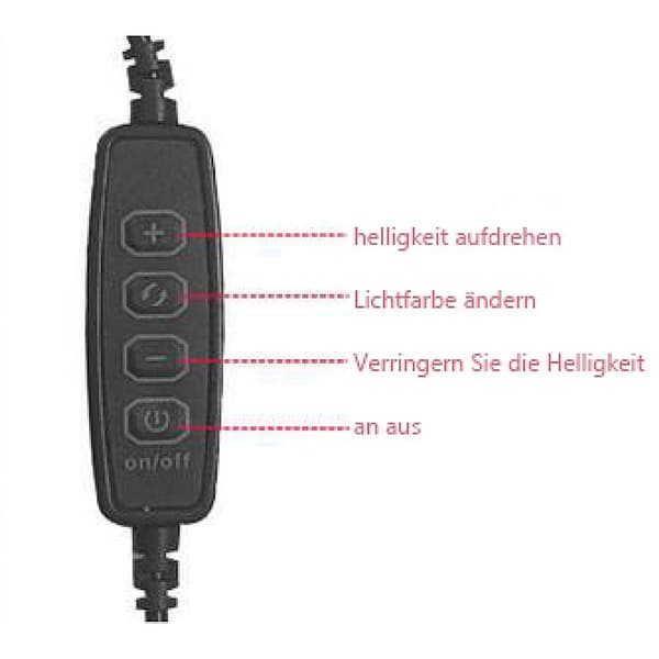 Ringlys til bærbar computer, 5'' ringlys med stativ og klemme, videokonference lys med 5 KLB