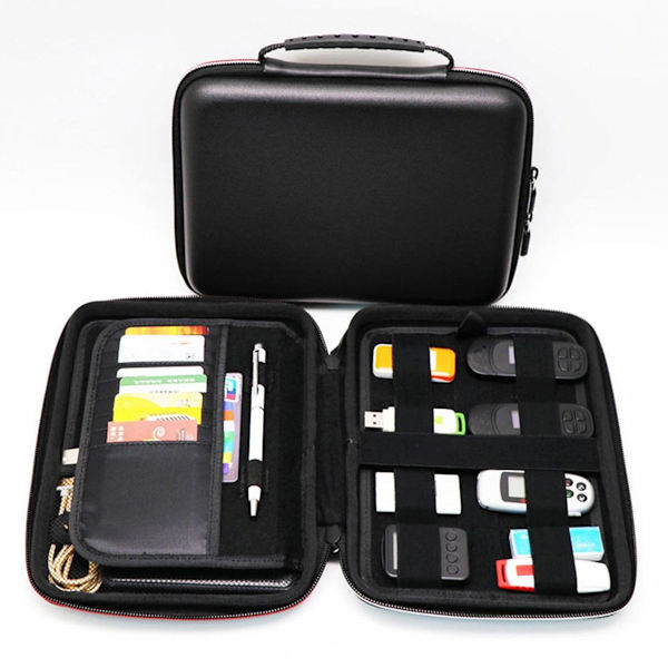 USB-arrangør lomme harddisk beskyttende etui for USB-pinner, SD-kort,