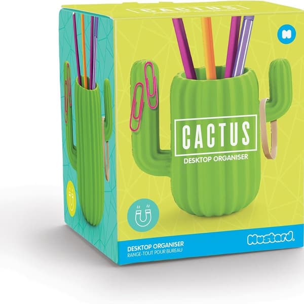 Pen holder desktop organizer - grønn kaktus KLB