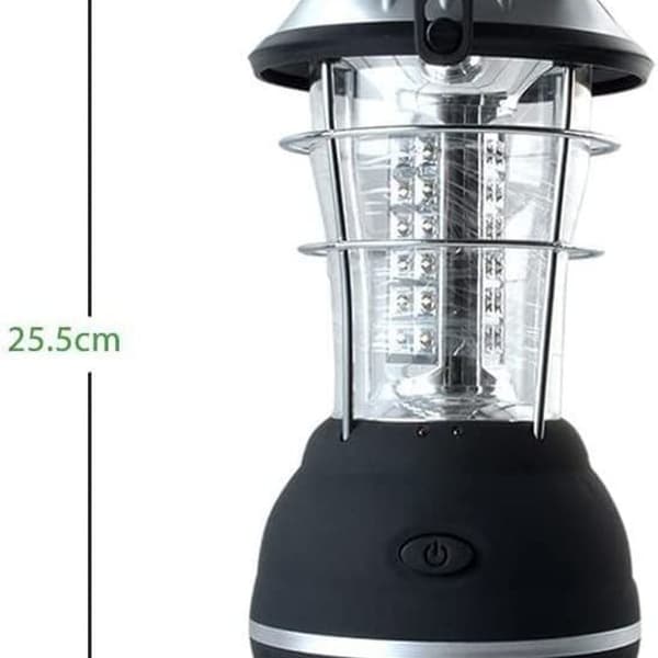 Solcellelykt, ultrakraftig LED-campinglys, 2 justerbare lysmoduser, 5 lademoduser