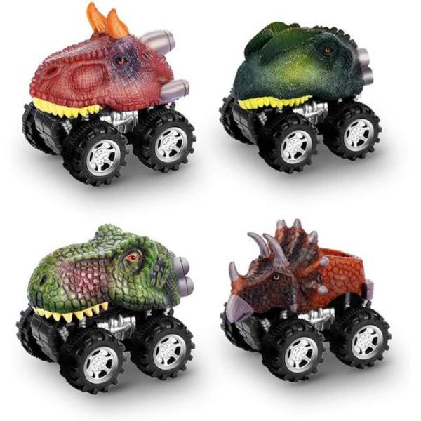 dmazing Træk-tilbage dinosaurbiler til børn