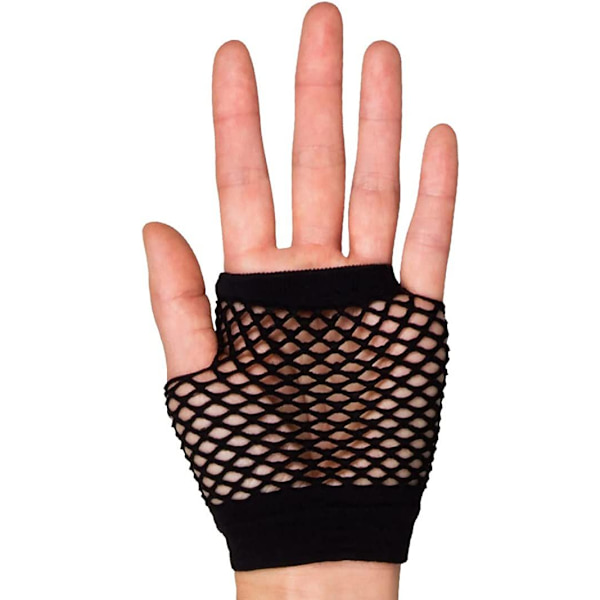 Sorte Mesh Handsker, One Size til Kvinder