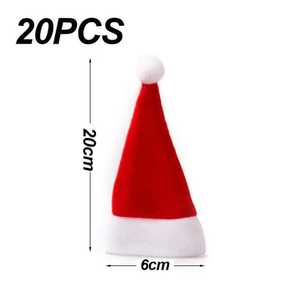 Mini julhattar, julbestickshållare, mini julhattar för