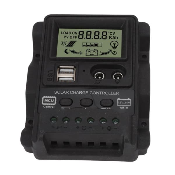 K1688 PWM dobbelt DC solcelleladeregulator med sort hus KLB
