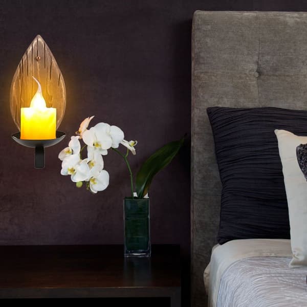 220V E14 Marmor Vegglampe i Retro Stil