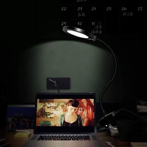 LED-oppimisklipsilamppu, silmäsuojaava lukutyö