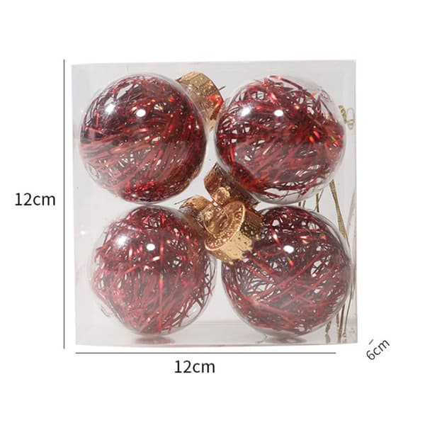 Festive Julekule Ornamenter til Bryllup - Stil 1 KLB
