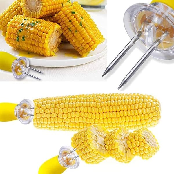 Grillgaffel Retractable Campfire Majsgaffel Fruktgaffel