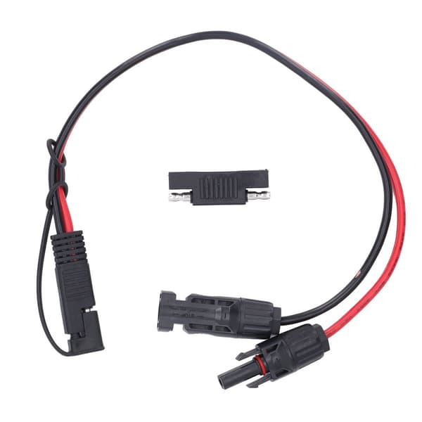 Solpanelanslutningskabel, 12 AWG, PVC, koppar, solpanel till KLB