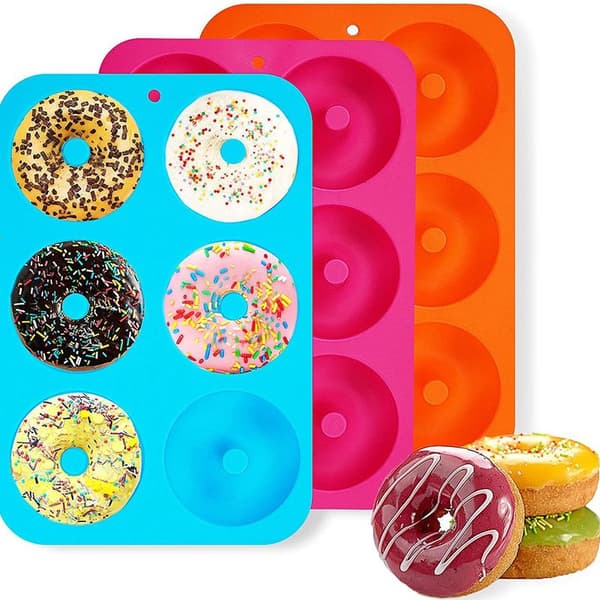 Silikon donutform, donut bakeform, arksett som lager perfekte donuts