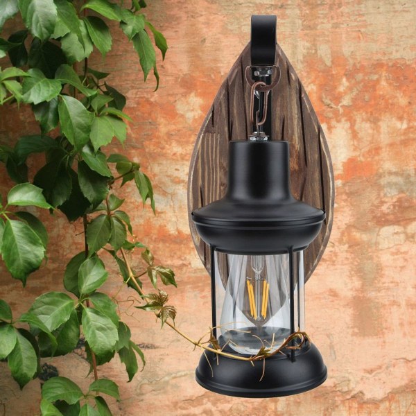 220V E27 Antik vägglampa i retrostil KLB