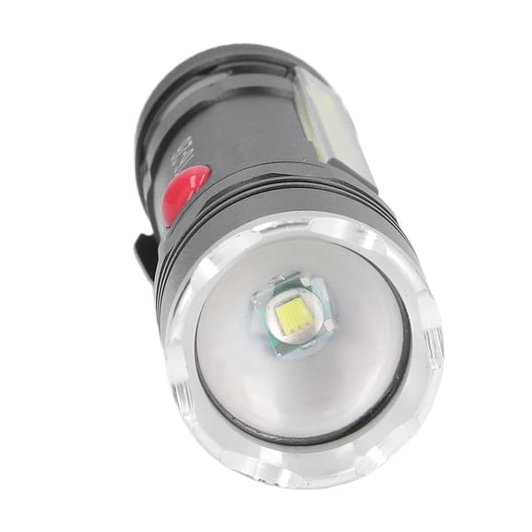 Pieni taskulamppu, USB-lataus, vedenpitävä, zoomaava, 4 tilaa KLB