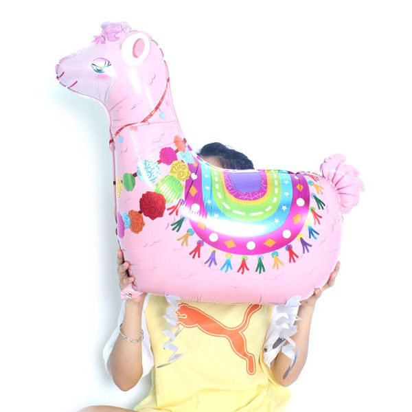 2 st Helium Alpaca Ballonger, Alpaca Llama Ballonger, Folieballonger Djurballonger Barnkalas Perfekt för Barnkalas