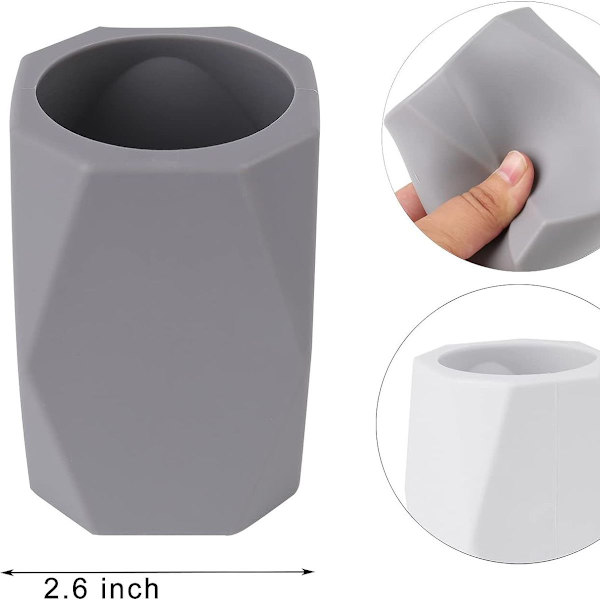 4 stk. silikone penneholder skrivebords blyantholder KLB