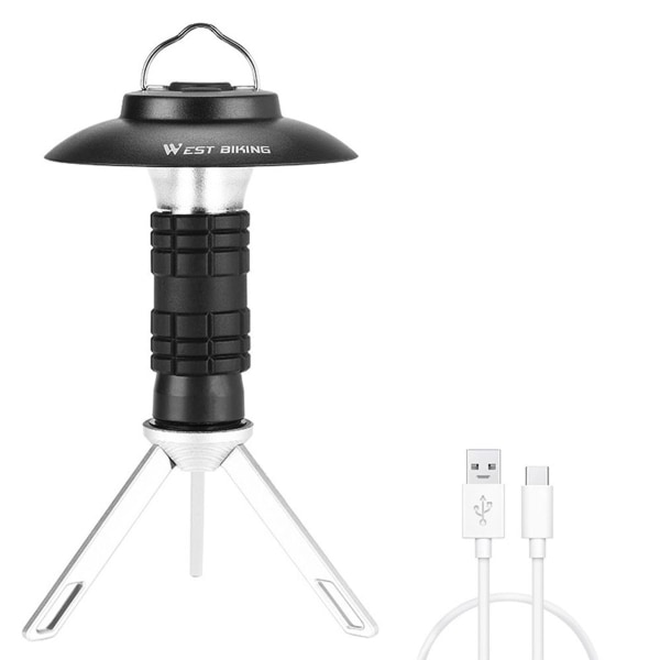 Lättvikts LED campinglampa, 3 lägen tältcampingljus, superljus, KLB