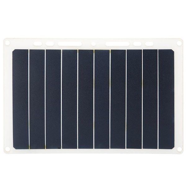 Bærbar 10W utendørs solcellepanel lader med KLB