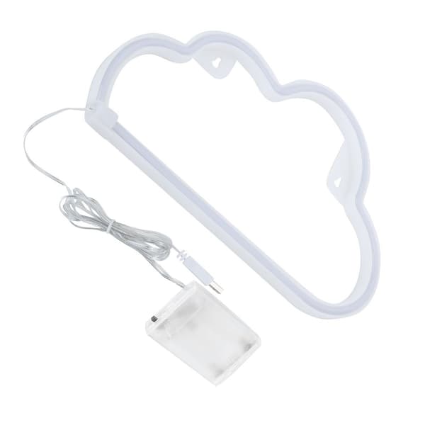Cloud Shape Neon Light LED Væg Skilt Lys Lampe til Hjem KLB