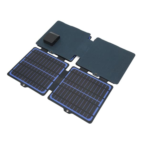 30W 5V 12V Solcellepanel Oplader ETFE Laminat Udendørs Sol KLB