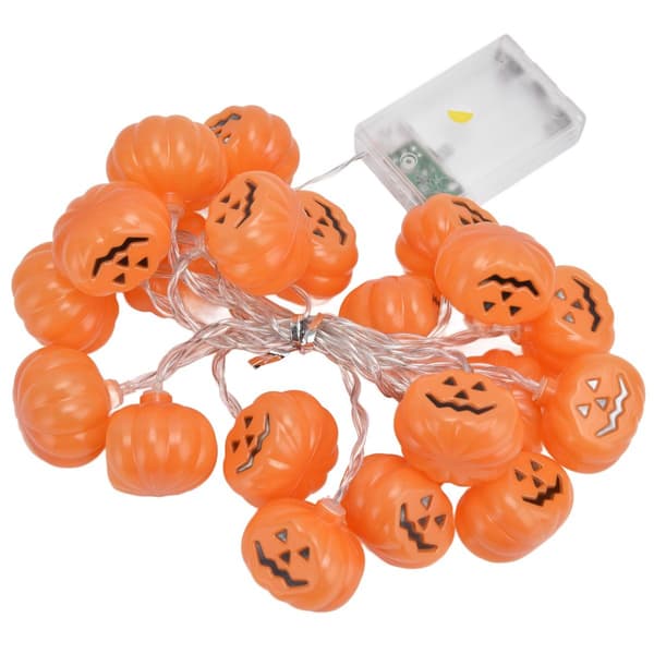 Meter Halloween Pumpa Ljusslinga 20 LED Dekorativa LED KLB