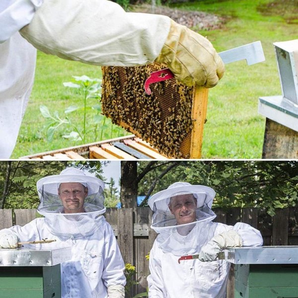 3st bikupa i rostfritt stål J Krok biodlingsverktyg