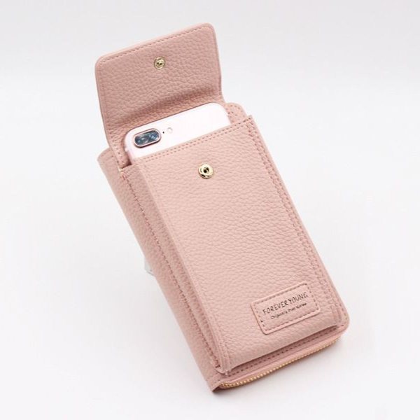 Liten väska, mobiltelefonficka erbjuder mobiltelefon axelremmar för kvinnor, H