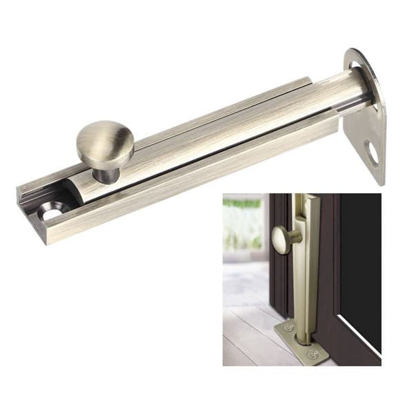Koppar Bolt Latch Lock, Säkerhetsgrind Hårdvara för Fönster KLB