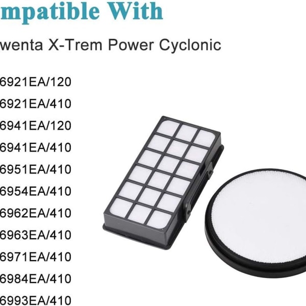 Sätt filter till Rowenta Silence Force Cyclonic 4AAAA Staff Saucer