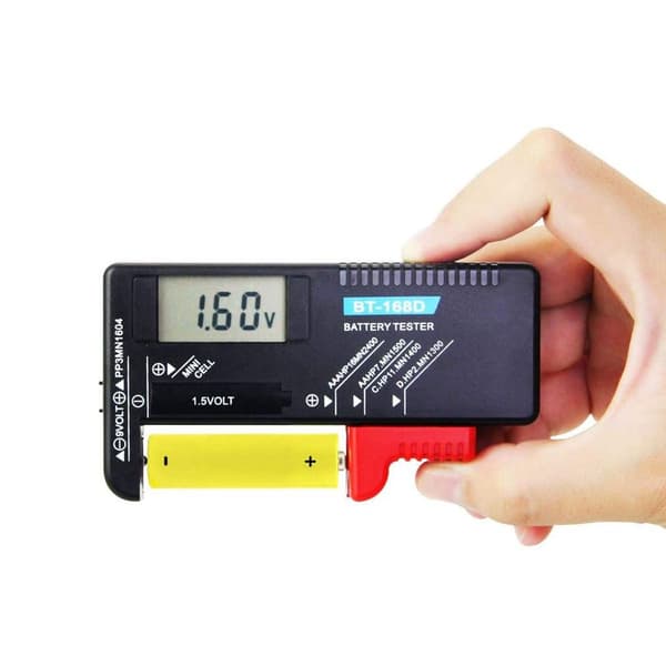 Batteritester digital batteritester BT-168D batteritestutstyr med LCD