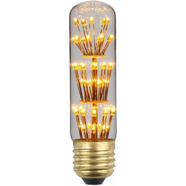 Vintage LED-pære RGB stjernelys dekorativt fyrværkeripære varmt lys E27 220/240 V, glas, E27, 3,00 W 230,00 V KLB