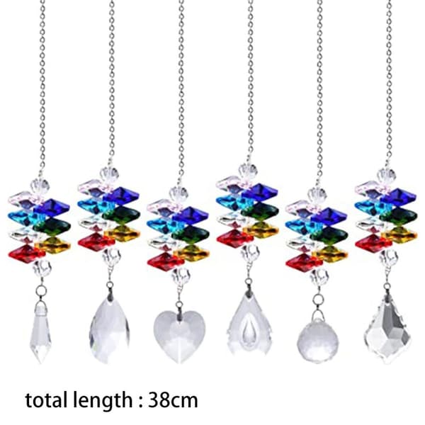 Kristalliprisma Pallon Ripustus Puutarhakoriste Valot