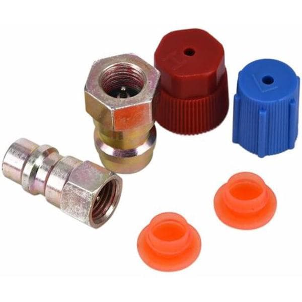 1/4\" AC R-12 til R-134A hurtigkoblingsadapter