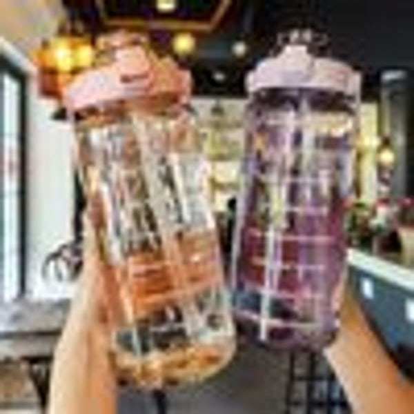 2L dricksflaska sportflaska vattenflaska dryckesflaska dricksflaska med